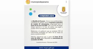 Alcalde Fábrega se solidariza con el clamor popular y suspende operativo de Calcomanías