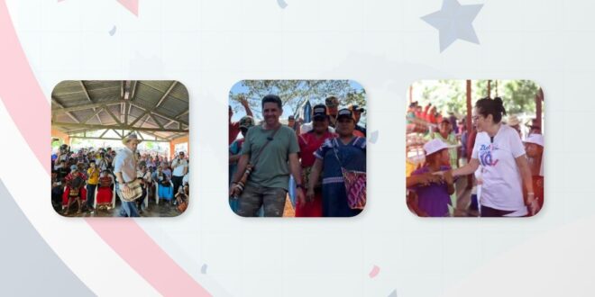 Candidatos Miden Fuerza en la Comarca y el Gaby Gana