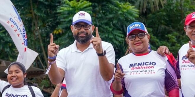 El equipo Robinson sigue caminado por el PRD en Bocas del Toro