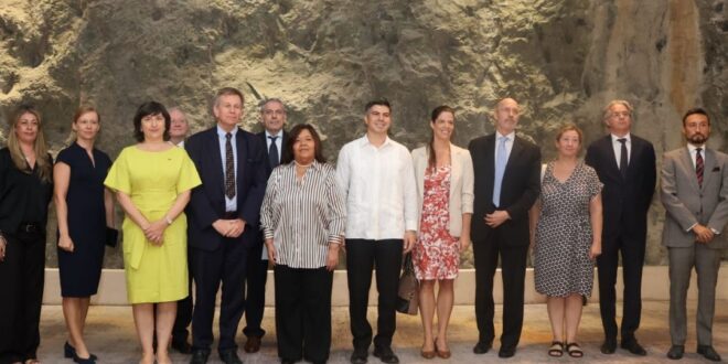Maribel Gordón Se Reúne con Miembros de la Unión Europea para Discutir Temas Internacionales