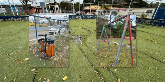 Parque de Brisas del Golf, abandonado