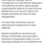 Alex Lee, le exige a la Prensa sea objetiva "YO renuncié al Fuero"