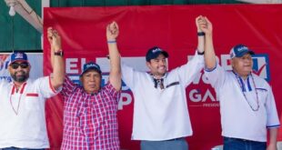 Benicio Robinson mostró a Gaby la fuerza PRD en la Comarca