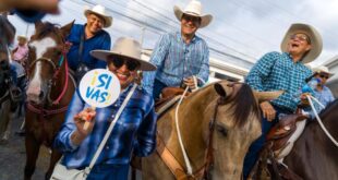 Martin Torrijos hizo suya la Cabalgata en David, al grito de ¡Sí Vas!
