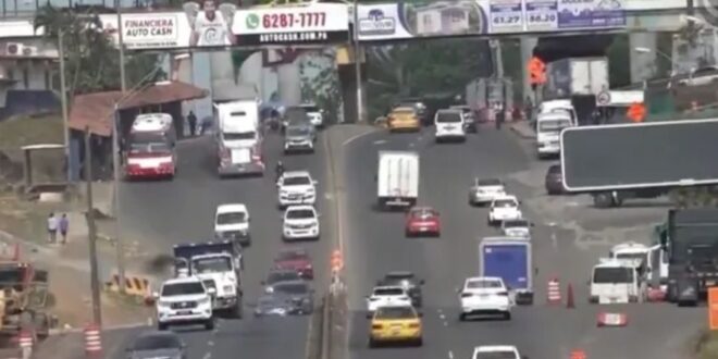 Cierre Temporal de la Carretera Panamericana por Obras del Metro de Panamá