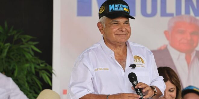 Colón volverá ser la tacita de oro; más empleos y seguridad en sus calles, aseguró Mulino