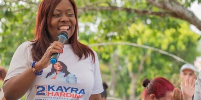 Kayra Harding avanza sólida hacia La Asamblea por el PRD