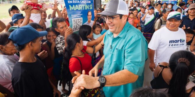 Martín dice que su gobierno saldará la deuda social y moral que se tiene con los pueblos indígenas