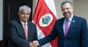 Mulino se reúne con el Presidente de Costa Rica y propone cerrar el Darien