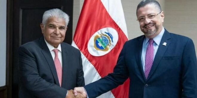 Mulino se reúne con el Presidente de Costa Rica y propone cerrar el Darien