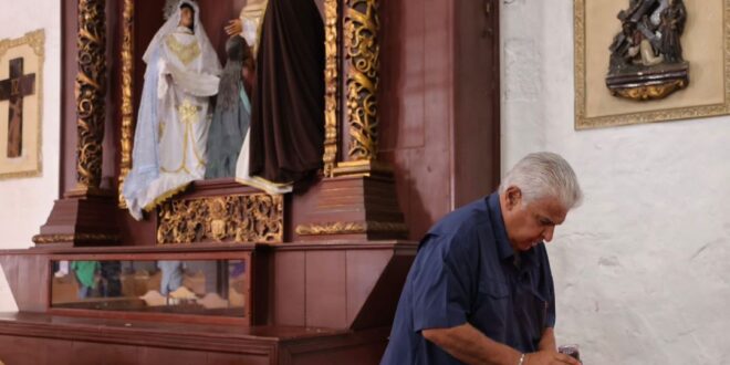 Mulino visita el Cristo Negro y proyecta un millón de turistas más para en el país
