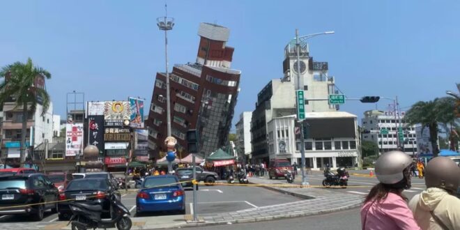 Taiwán sacudida por potente sismo