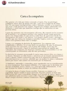 "Carta a la compañera"