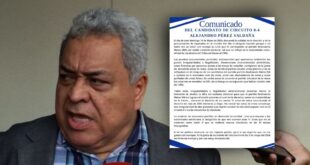Alejandro Pérez solicita nulidad de las elecciones en el 8-4