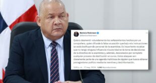 Benicio Robinson desmiente acusaciones sobre despidos en La Asamblea por instrucciones de él