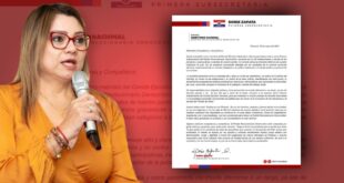 Doris Zapata: Segunda renuncia del CEN