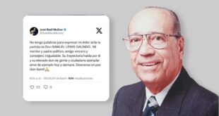 Fallece Don Samuel Lewis Galindo, mentor de Mulino