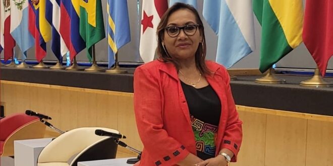 Voy a Trabajar por el Bienestar de mi Comarca y toda la comunidad Indígena; Flor Brenes