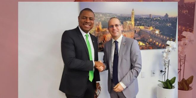 Alcalde electo de Colón Diógenes Galván se reúne con Embajador de Israel Itai Bradov