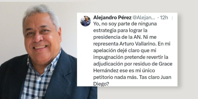Alejandro Pérez le responde a Juan Diego y lo parkea