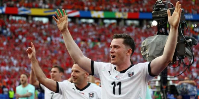 Austria da la sorpresa en la Eurocopa y se corona líder del Grupo D
