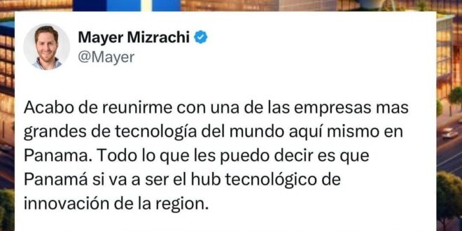 Como lo prometió en campaña Mayer Mizrachi se reunión con los más grandes del mundo tecnológico