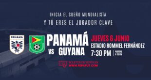 ¿Dónde comprar boletos para Panamá vs Guyana en el Rommel Fernández?