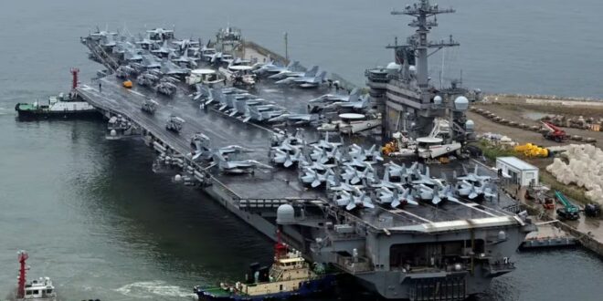 EEUU Envía Portaaviones a Corea del Sur tras Acuerdo entre Putin y Kim Jong-un