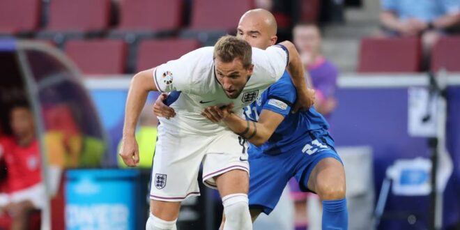 Inglaterra asegura el liderato del Grupo C en la Eurocopa tras empate sin goles con Eslovenia