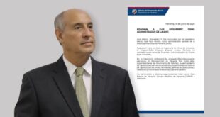 Nominan a Luis Roquebert como administrador de la AMP