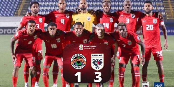 Panamá golea 3 a 1 a Monserrat y saca los 6 puntos