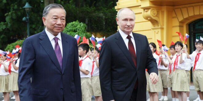 Putin impulsa con su visita la relación de Rusia con Vietnam