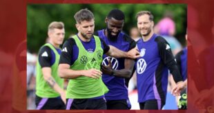 Tensión en la selección alemana: Rudiger y Füllkrug protagonizan cruce en práctica abierta