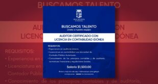 Estamos activos. Ya puedes aplicar: La Alcaldía de Panamá abre convocatoria para auditores