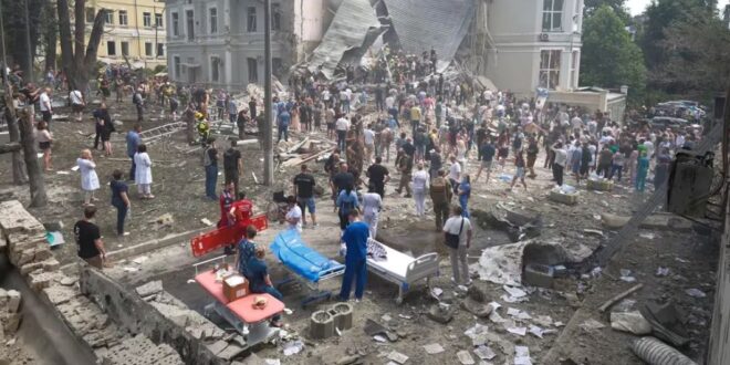 Impactante Ataque Ruso Destruye Hospital Infantil en Kiev: Dos Muertos y Siete Heridos