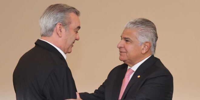 Mulino y Abinader acuerdan estrechar lazos y promover el turismo