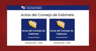 Transparencia: El Ministerio de la Presidencia sube a su página web las actas del Consejo de Gabinete desde el año 2019