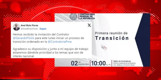 Anel "Bolo" Flores y Gerardo Solís Inician Proceso de Transición en la Contraloría General de la República