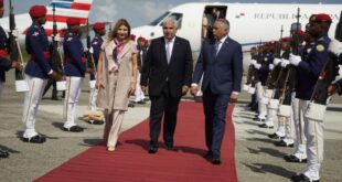 Presidente Mulino llega a República Dominicana para participar de la juramentación presidencial de Luis Abinader