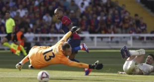 Victoria Contundente del Barcelona en Montjuïc: Goleada y Festival de Fútbol