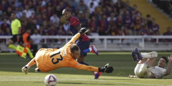 Victoria Contundente del Barcelona en Montjuïc: Goleada y Festival de Fútbol