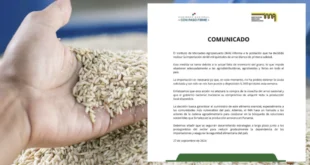 IMA aprueba la importación de 60 mil quintales de arroz para asegurar el abastecimiento