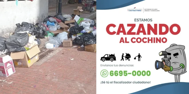 La Alcaldía de Panamá se une a la campaña "Cazando al cochino" de la Autoridad de Aseo Urbano y Domiciliario