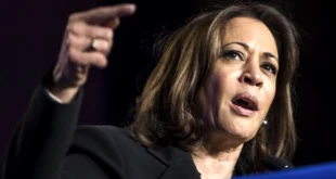 Kamala Harris critica a Donald Trump por presuntos elogios a Hitler