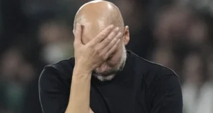 Guardiola enfrenta su peor racha de derrotas al mando del Manchester City