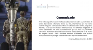 Panamá Desmiente Propuesta de EE.UU. para Enviar Deportados al País
