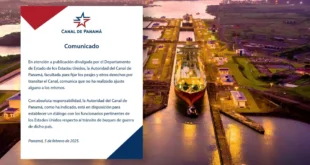 Autoridad del Canal de Panamá desmiente ajuste de peajes tras declaraciones de EE.UU.