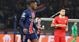 Liverpool supera 1-0 al PSG con gol tardío de Elliott en la ida de octavos de Champions