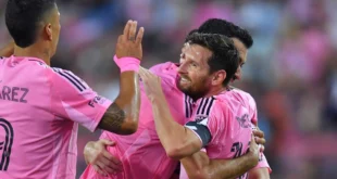 Doblete de Messi impulsa la victoria del Inter Miami ante New England Revolution