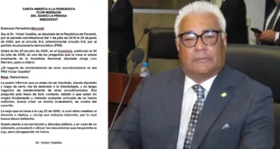 Ex Diputado Víctor Castillo Exige Rectificación a Periodista por Pregunta Sobre Negocio de Aires Acondicionados